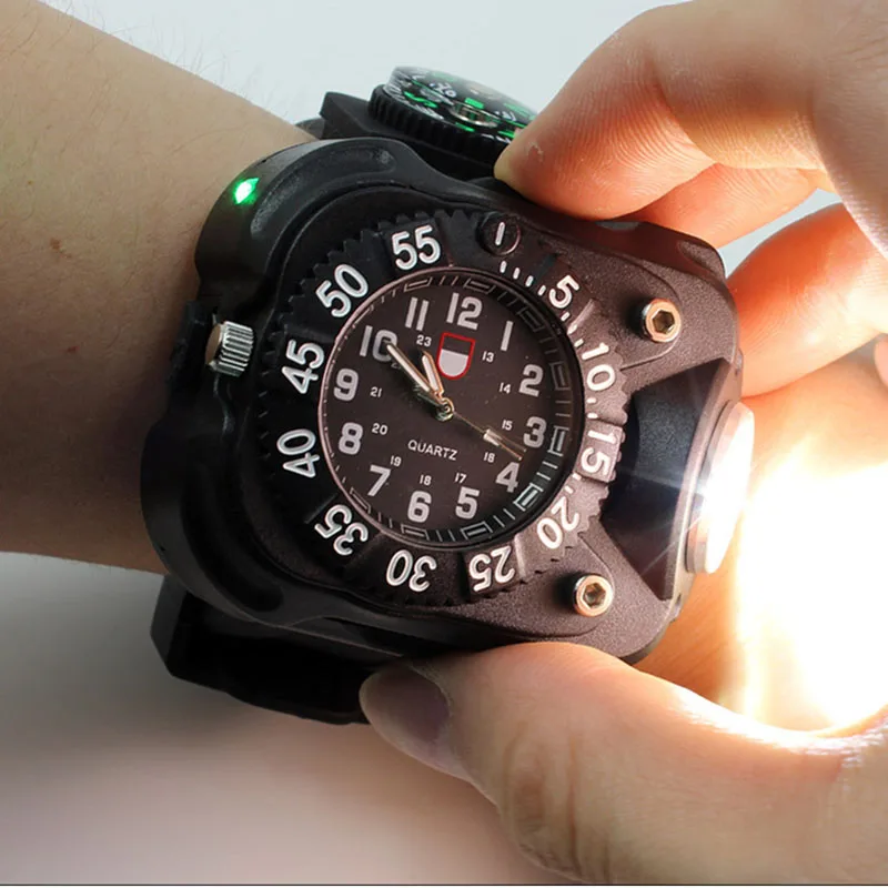 wrist watch with light