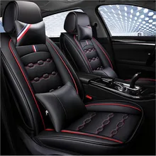 Universal PU Leather car seat covers For Volkswagen vw passat polo golf tiguan jetta touareg auto accessories car-styling 3D