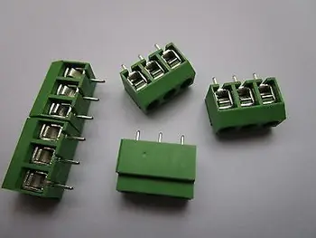 

40 pcs Green 3way 5.0mm Screw Terminal Block Connector Wire Protector
