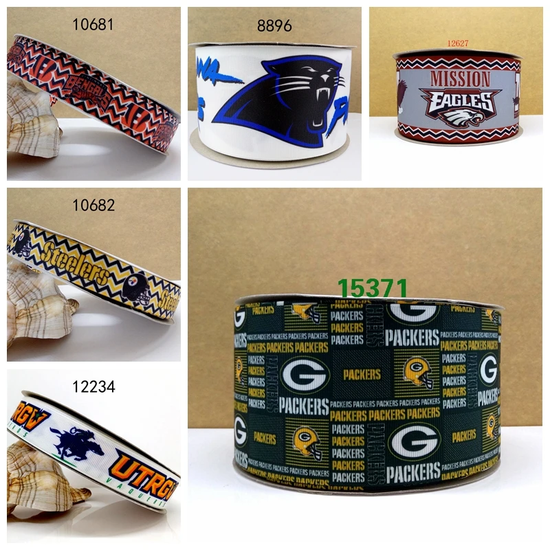 

Free shipping 50 yard per size sport ribbon printed grosgrain ribbon 1571