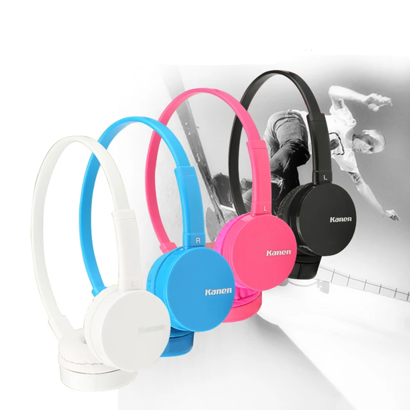 Foldable Stereo 3.5mm Wired Headphone Over Ear Headset with Microphone Phone Earphone for Smart PC Laptop Computer MP3 MP4 | Электроника