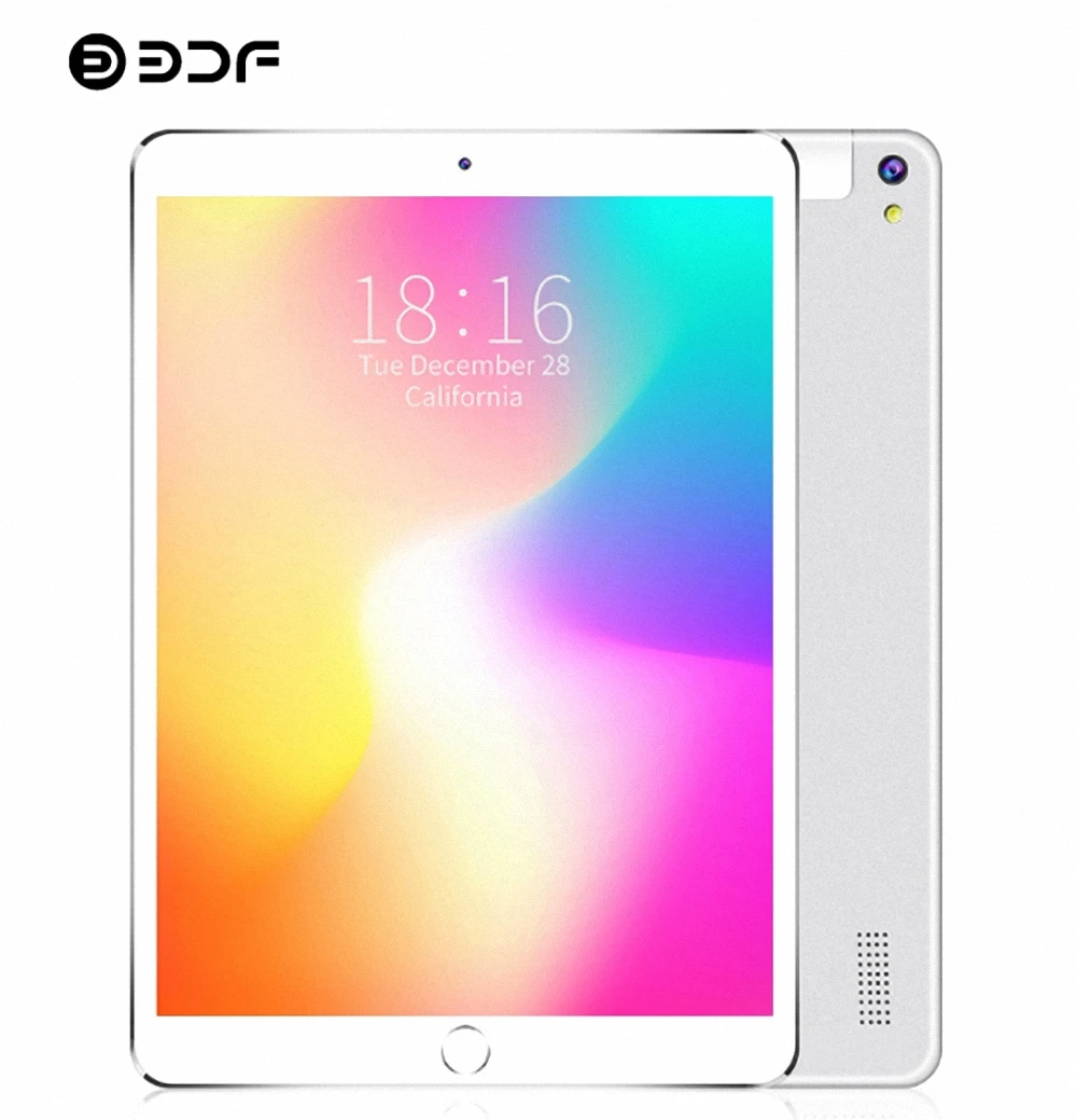  BDF New 10.1 Inch Tablet Pc Octa Core 1920*1200 IPS Android 7.0 4GB RAM 64GB ROM 3G Phone Call Dual