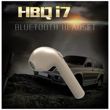 HBQ i7 Bluetooth Headset Mini Music Earbud Wireless Sport Earphone Handsfree With Microphone For iPhone font
