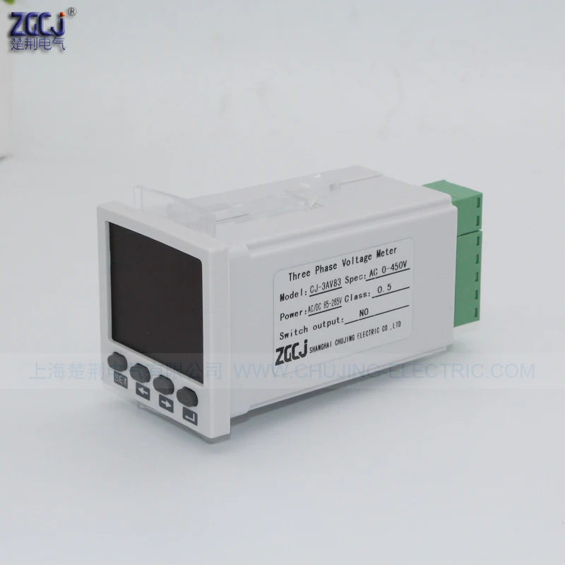 

Free shipping !!! digital votlage meter 3 phase volt monitor 3 phase 3 wires and 3 phase 4 wires voltage measuring in stocks