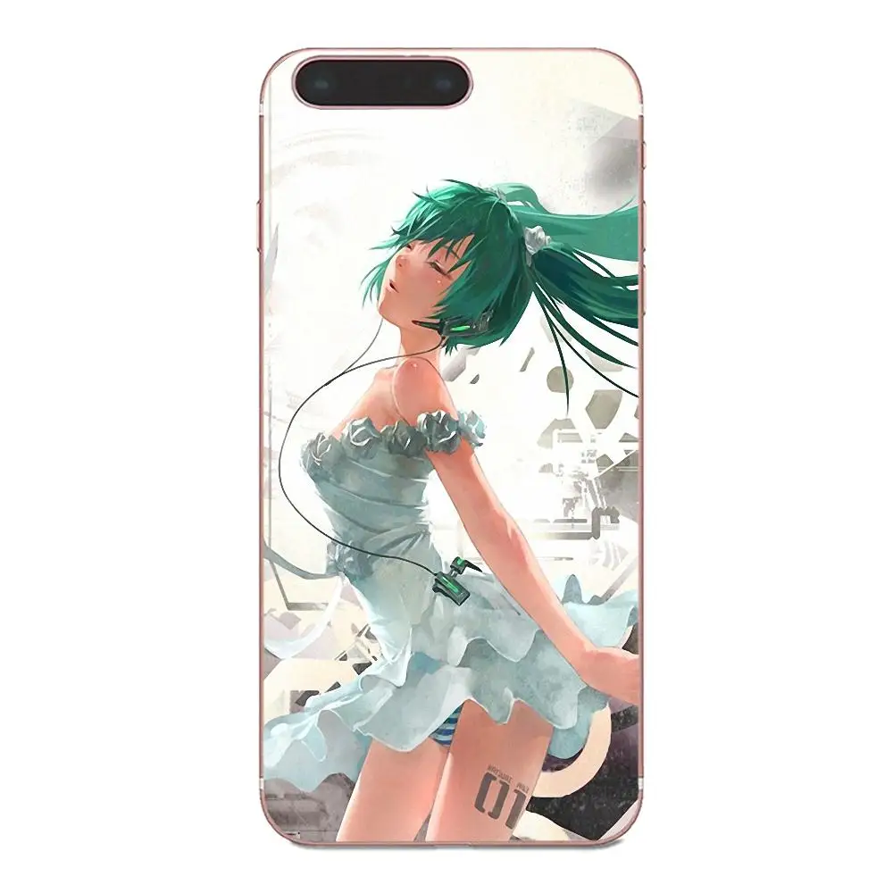 Kawaii милый Hatsune Miku мягкий чехол с рисунком для Xiaomi Redmi Note 2 3 3S 4 4A 4X 5 5A 6 6A Pro