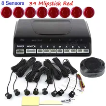 Carro sensor de estacionamento sem display 8 sensores de 44 cores para a opção de alarme buzzer Parktronic Radar Reverso vista Traseira sensores de PARQUE