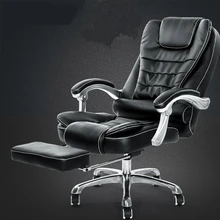Утолщенная Подушка мягкий стул босса офисный стул для отдыха Лифт домашний массаж стул с подставкой для ног поворотный компьютерный стул мягкий