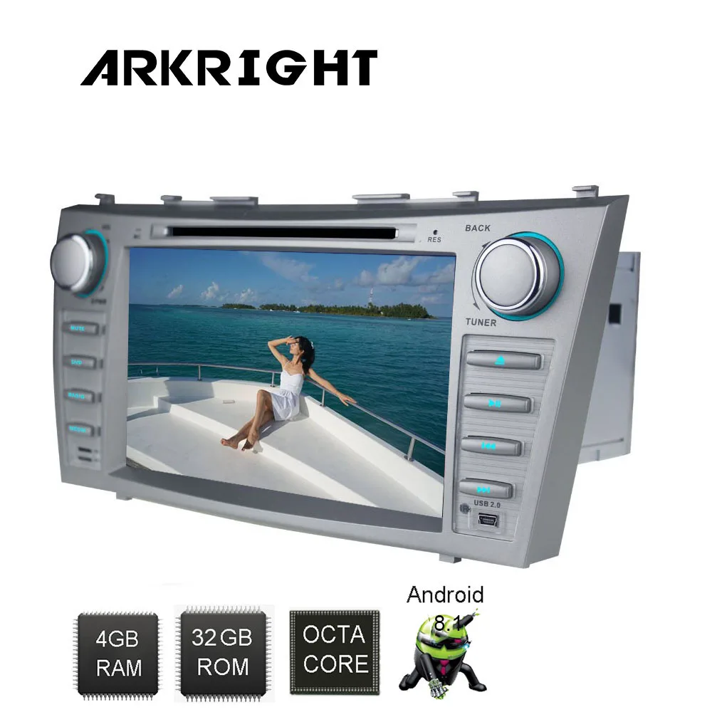 Головное устройство для Toyota Camry 2007 2011 Android 8 1 Восьмиядерный процессор PX5 дюймов 2 Din