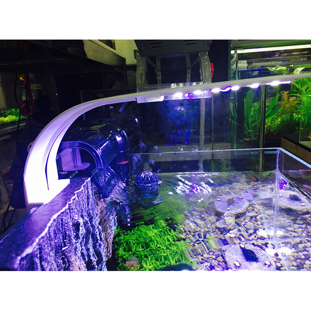 New Super Slim LED Aquarium Light Plants Grow Lighting Waterproof Clip on Lamp Aquarium Accessories Decoration