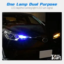 Tcart led drl поворотные сигнальные огни Дневные ходовые фары, аксессуары для автомобиля PY21W 1156 Bau15s для Toyota C-HR chr