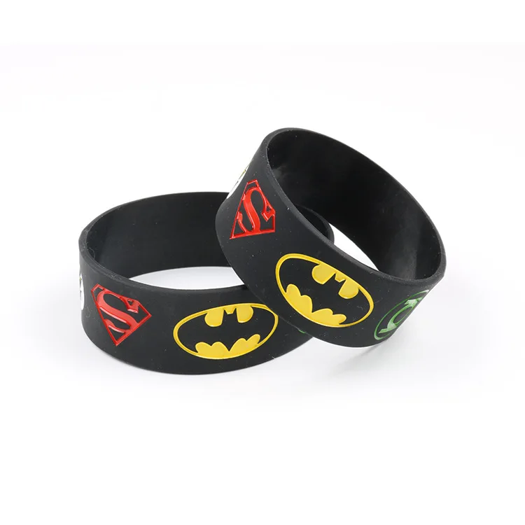 Pulsera Brazalete de Chicos Hombres Super Héroe Superman Batman Spiderman Correa De Flash