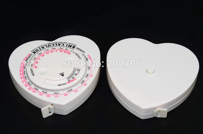 Fedex-express-free-0-150cm-60inch-Accurate-Heart-shape-BMI-tape-Body-Tape-Measure-BMI-caculator (3)