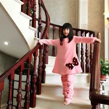Nightgowns for Girls Flannel Long Nightdress Winter Pajamas warm Nightwear Girl Robe children’s lounge nightshirt