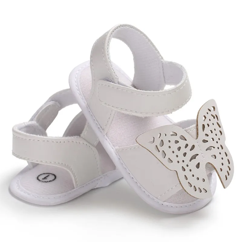 Летнее платье для маленьких девочек обувь милые бабочки модели принцессы Повседневная мягкая обувь модная детская обувь