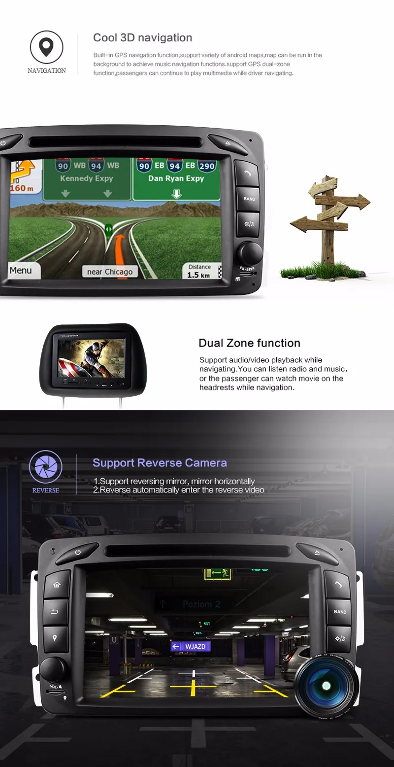 Excellent Android 5.1 CAR DVD PLAYER For Benz W209 W203 W168 M ML W163 W463 Viano W639 Vito Vaneo GPS Radio 16G ROM 1024*600 support DAB+ 4 Excellent Android 5.1 CAR DVD PLAYER For Benz W209 W203 W168 M ML W163 W463 Viano W639 Vito Vaneo GPS Radio 16G ROM 1024*600 support DAB+ 4