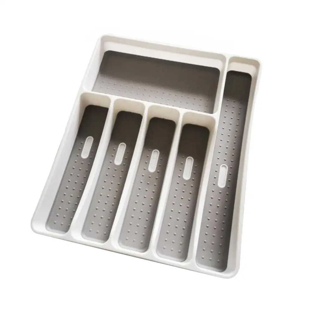 

Dragonpad Fashion Cutlery Tray Storage Box Tray Divider Chopsticks Spoon Forks Organizer Case Box for Kitchen Closet Organize
