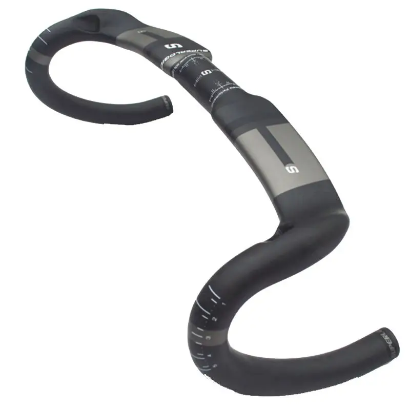 

Carbon Fiber Road Bike Bicycle Handlebar Cycling Racing Drop Bar 400mm
