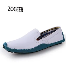 Italian Hand Sewing Male Genuine Leather Flats Men Moccasins Fashion Slip On Casual Driving Shoes Men