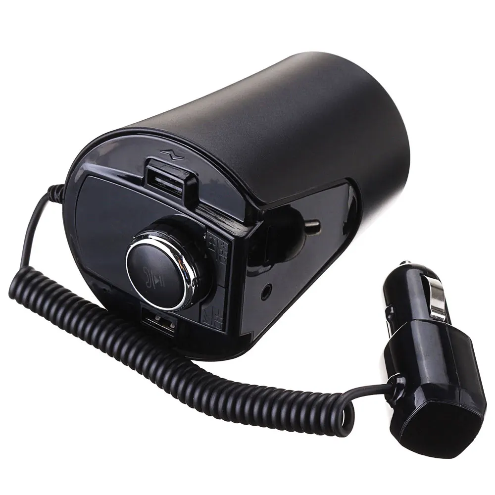 VEHEMO 12-24 V чашки ABS Bluetooth автомобиля Зарядное устройство MP3 плеер для автомобиля грузовика зарядное устройство автомобильной TF Pin FM передатчик Аксессуары