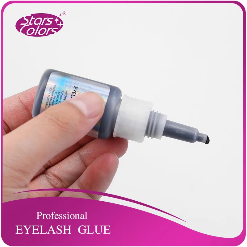 

Powerful False Eyelashes Extension Tool Invisible Professional Individual Eyelash Glue Black Low Odor No Toxic Eyelash Adhesive