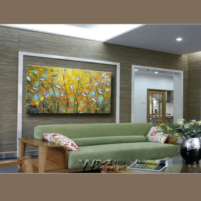 Aliexpress.com: comprar moderno pintura abstracta pintada a mano ... Decoracion de sala estilo europeo