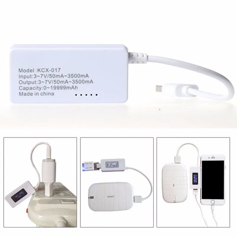 Мини тестер напряжения тока метр полезное USB зарядное устройство мобильный ПК емкость батареи мощность
