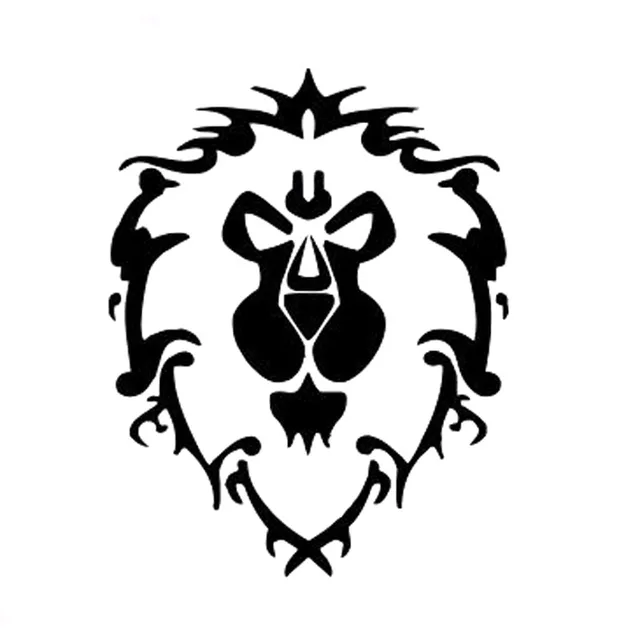 11 8X15 CM ANIME Manga  Permainan Aliansi Logo Emblem Singa  