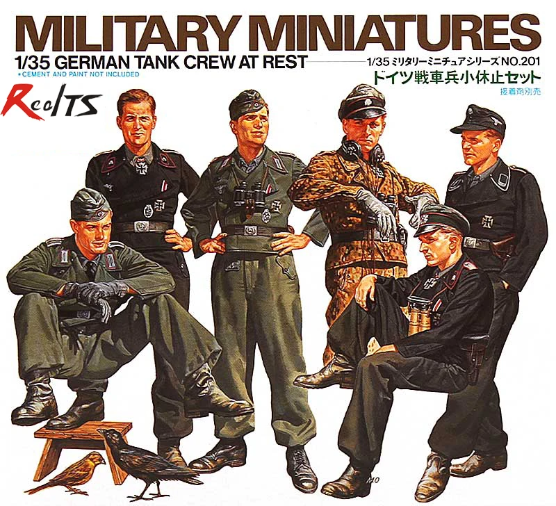 

RealTS Tamiya 1/35 35201 German Tank Crew at Rest Plastic Model Kit