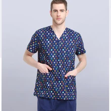 Новое поступление, принт, дизайнерская хлопковая медицинская одежда, хирургические наборы для ухода за кожей, салон красоты, для домашних животных, больница, стоматологическая клиника, спецодежда, униформа