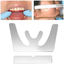 1 компл. Из нержавеющей стали стоматологический окклюзированный максиллярный литье челюсти плоская тарелка автоклавная Капа оральный инструмент для отбеливания зубов