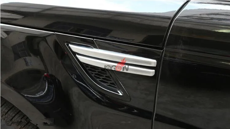 

2pcs Car Styling ABS Side Door Air Outlet Vent Cover Trim / 2 model For choice For Range Rover Sport 2014 2015 2016