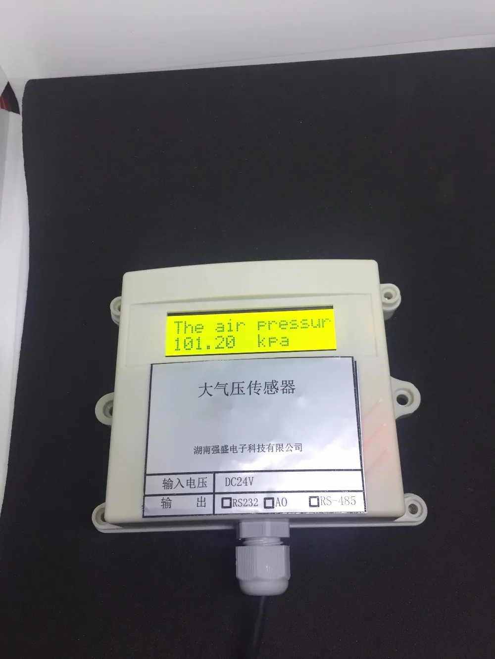 

Atmospheric pressure temperature transmitter pressure sensor modbus 485/232 / 0-5v / 4-20ma / relay gas pressure transducer PLC
