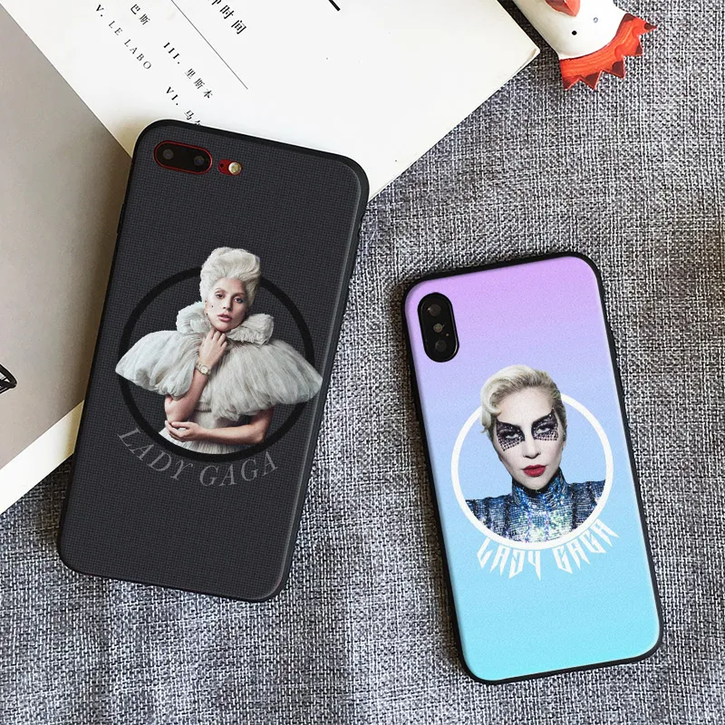 

Lady Joanne Gaga Soft Silicone Phone Case Cover shell For Apple iPhone 5 5s Se 6 6s 7 8 Plus X XR XS MAX