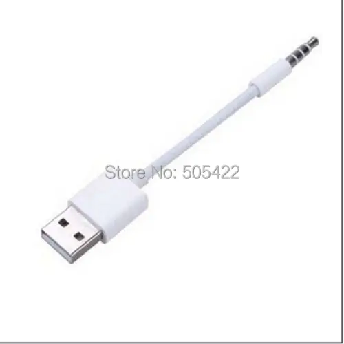 30pcs/lot 3.5mm Jack to USB 2.0 Data Sync Charger Transfer Audio Adapter Cable for mp3 mini speaker Bluetooth headphones | Электроника