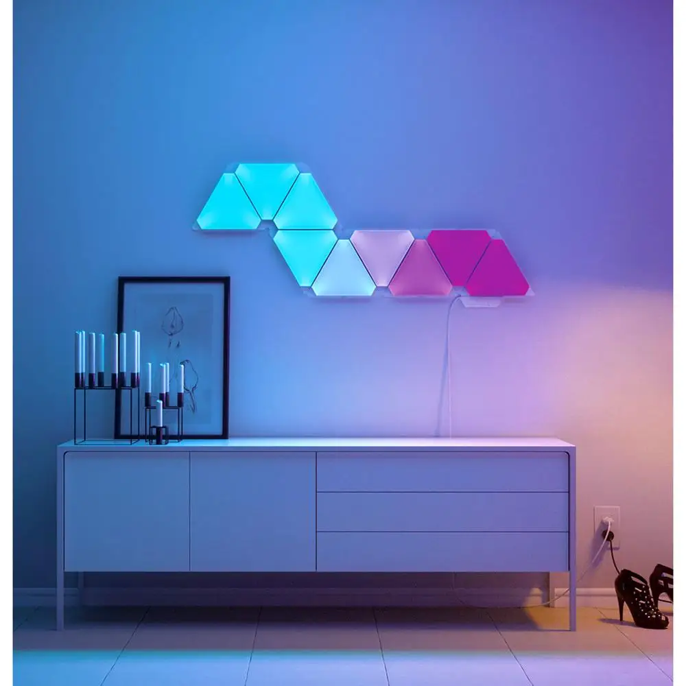 Xiaomi Nanoleaf полноцветный умный переменный нечетный светильник, доска для тарелок, романтический светильник ing Room, модные вечерние платья на день рождения, управление приложением