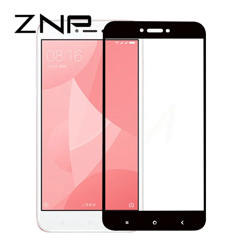 ZNP 9H Protective Full Cover Tempered Glass For Xiaomi Redmi 4 4X 4A 16G 32G Screen Protector For Redmi 4X 4A Glass Film