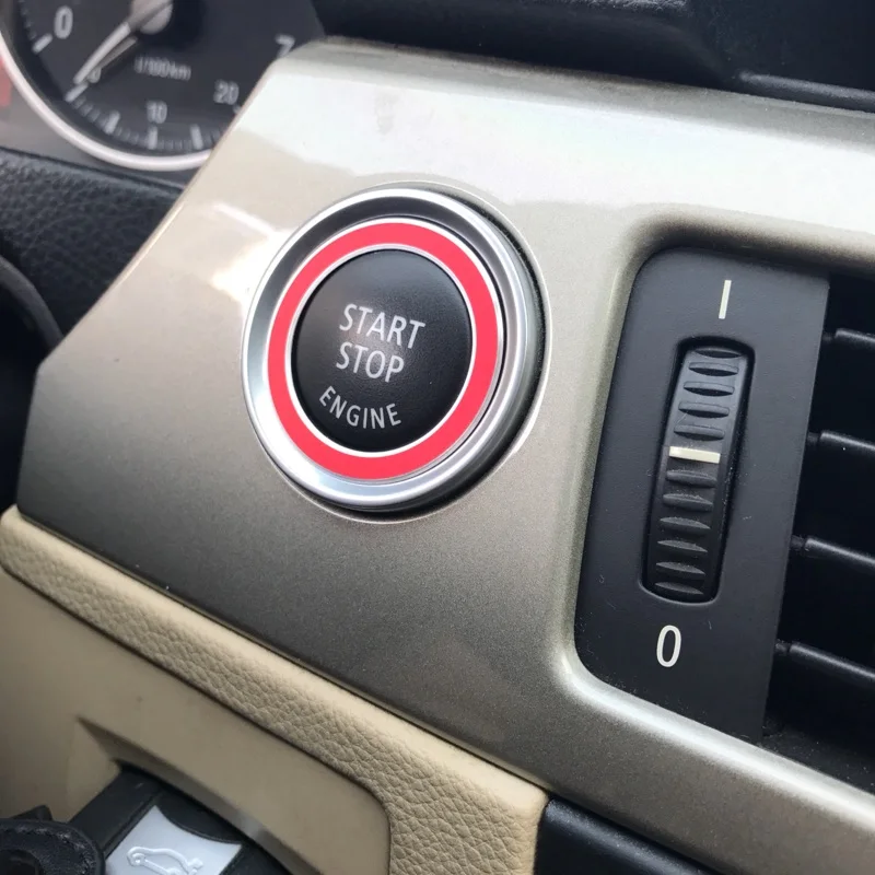 SRXTZM для BMW E90 E92 E93 3 серии 320 325i 335i алюминиевая крышка кнопки включения и остановки