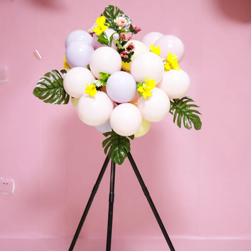 Модная Арка с воздушными шарами, цветочная корзина для свадьбы, дня рождения, вечеринки, пальмового листа, Выпускной День, украшение, детский воздушный шар - Цвет: H