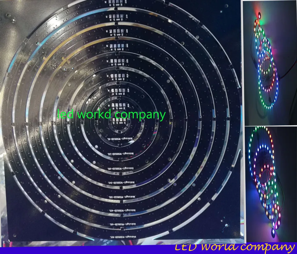 WS2812B кольцо 1, 8, 12 лет, 16 24 32 40 48 60 93 241 биты светодиодный s WS2812B SK6812 5050 цветное светодиодное кольцо 5050 встроенный RGB доступный DC5V