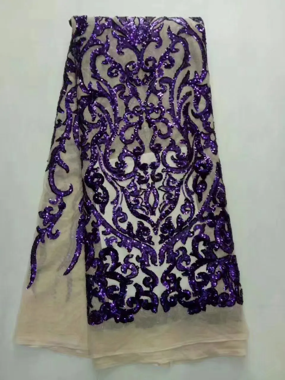 sequin net gown