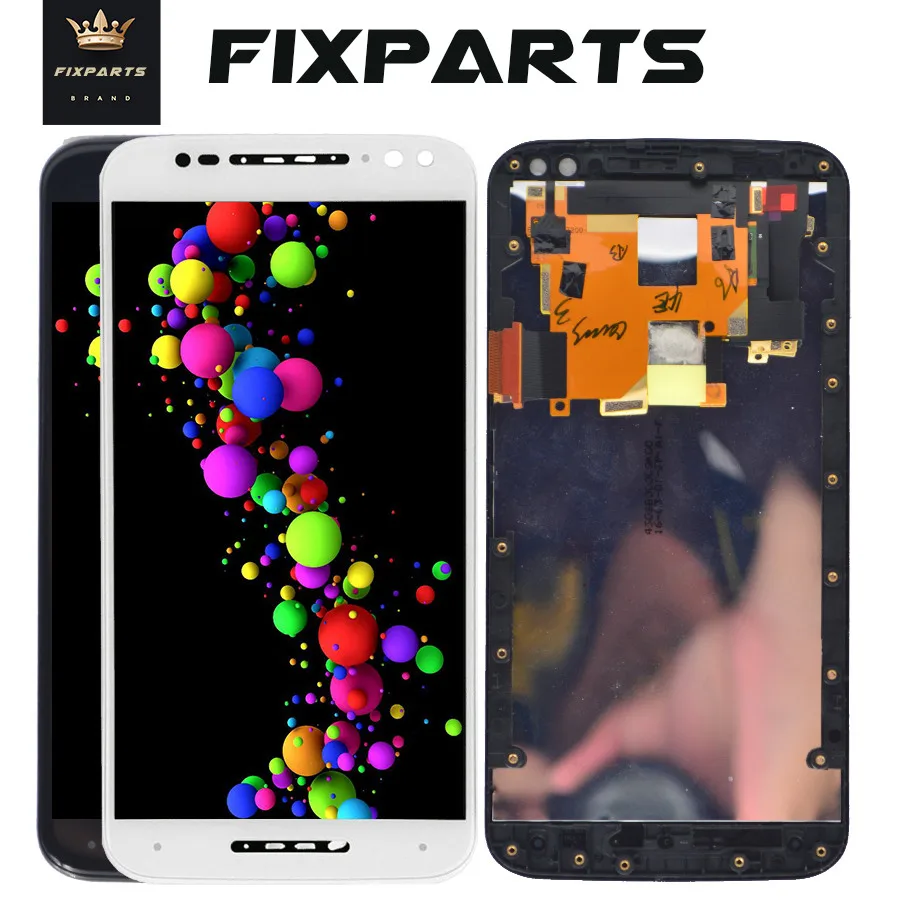 

Black screen For 5.7"Motorola Moto X Style LCD X3S XT1575 XT1572 XT1570 Display Touch Screen Digitizer Full Assembly X3 Style