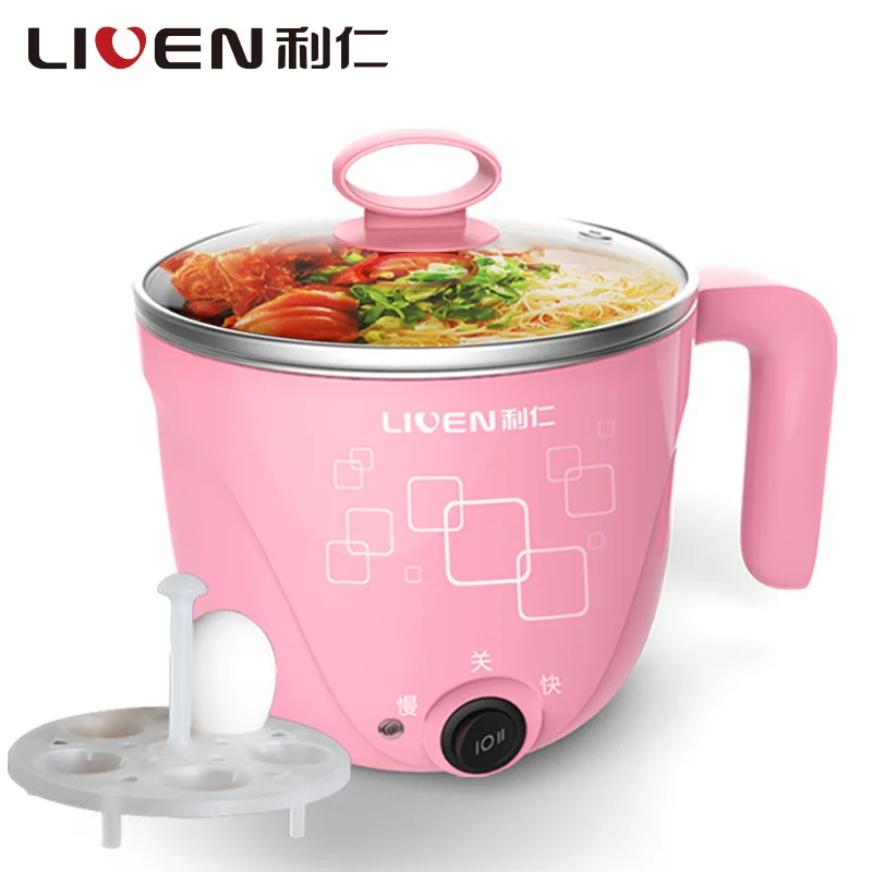 

Convenient Handy Cup Electric Multi Cooker Mini Dormitory Cooking Machine Portable Hot Pot Stainless Steel Heating Tool