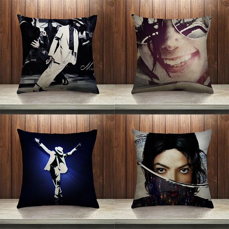 decorUhome Super Star Michael Jackson Pillow Case Sofa Bedroom Home