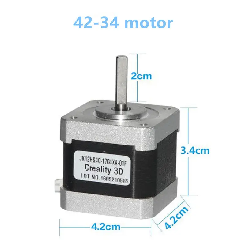 Funssor 1 шт. 42/NEMA17 шаговый двигатель для Creality CR-10/CR-10S 3d принтер