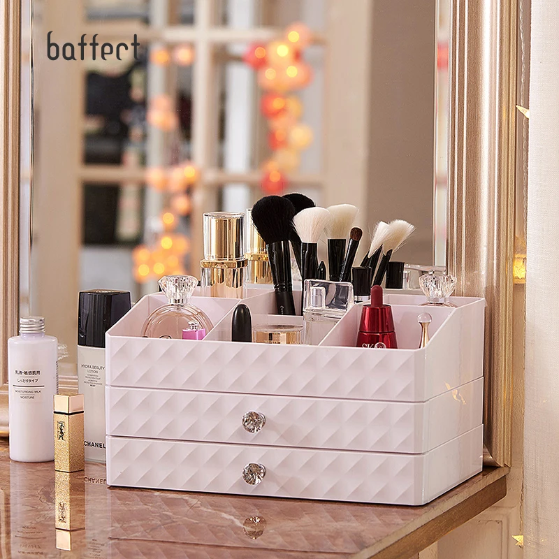 

New Multi Layer Makeup Organizer Plastic Box Multi-use Drawer Box Jewelry Cosmetic Storage Box Home Small Items Jewelry Box
