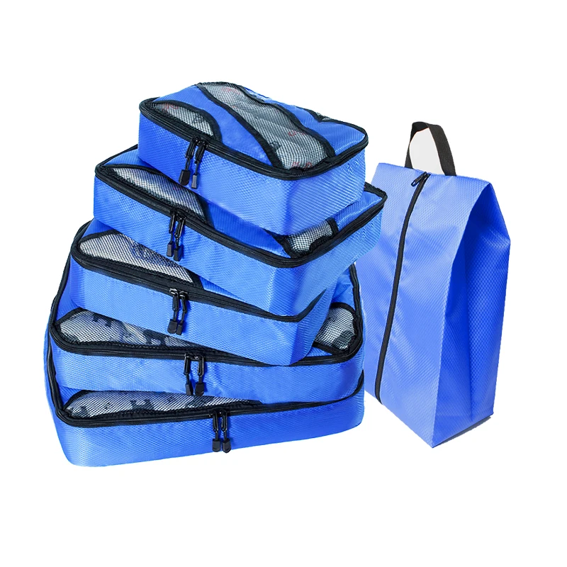 Набор квадратных упаковочных пакетов, сумки для багажа, органайзеры, прочные дорожные аксессуары (серый) (красный) (зеленый) сумка для