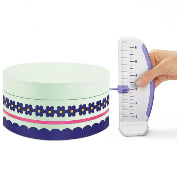 

Fondant Molds Cake Decorating Tools 1PC Plastic Cake Ruler Cake Marker Leveler Decorator Garland Border Baking Tools For Cakes