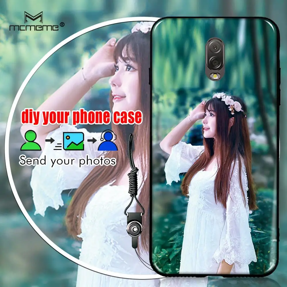 Новый заказной DIY дизайн фото чехол для Samsung Galaxy C8 C7 2017 J7Plus Мягкий ТПУ задняя
