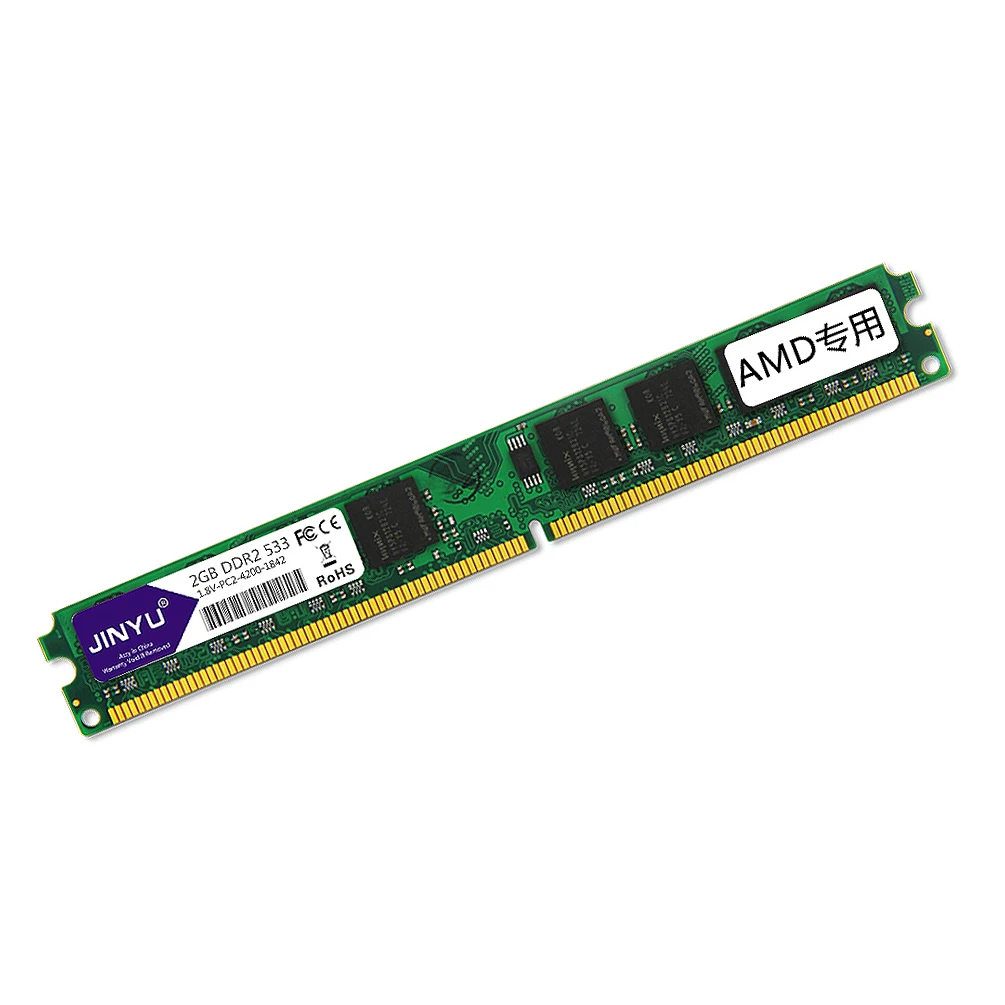 Jinyu Ddr2 533 Mhz 1,8 V 240Pin ОЗУ компьютера памяти для материнской платы Amd