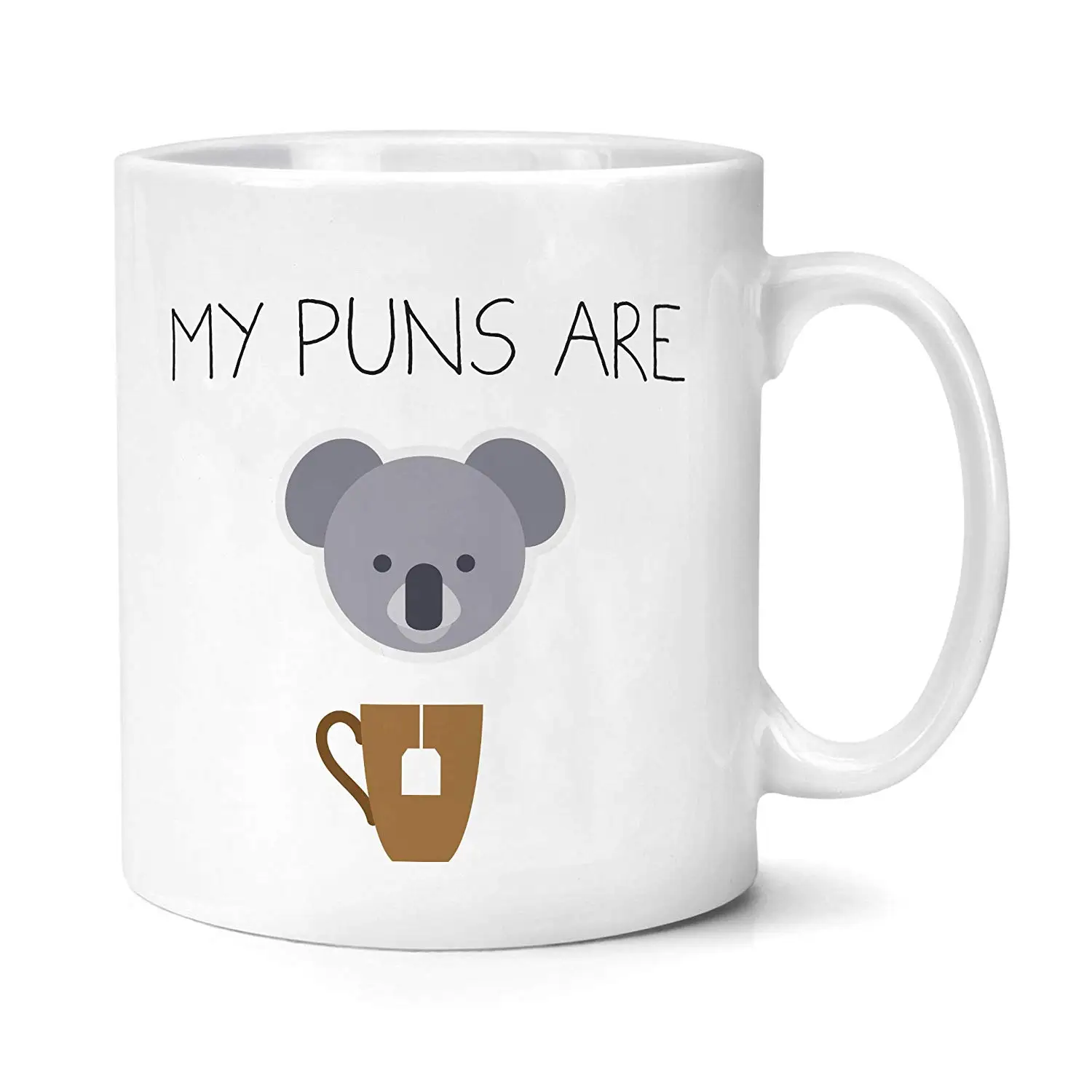 My Puns Are Koala Tea Mug Funny Pun GiftMugs AliExpress